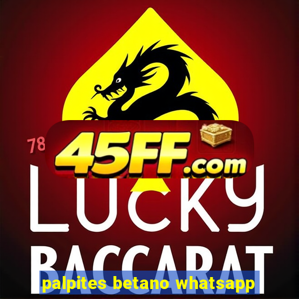 palpites betano whatsapp